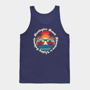 Retro Huntington Beach Tank Top